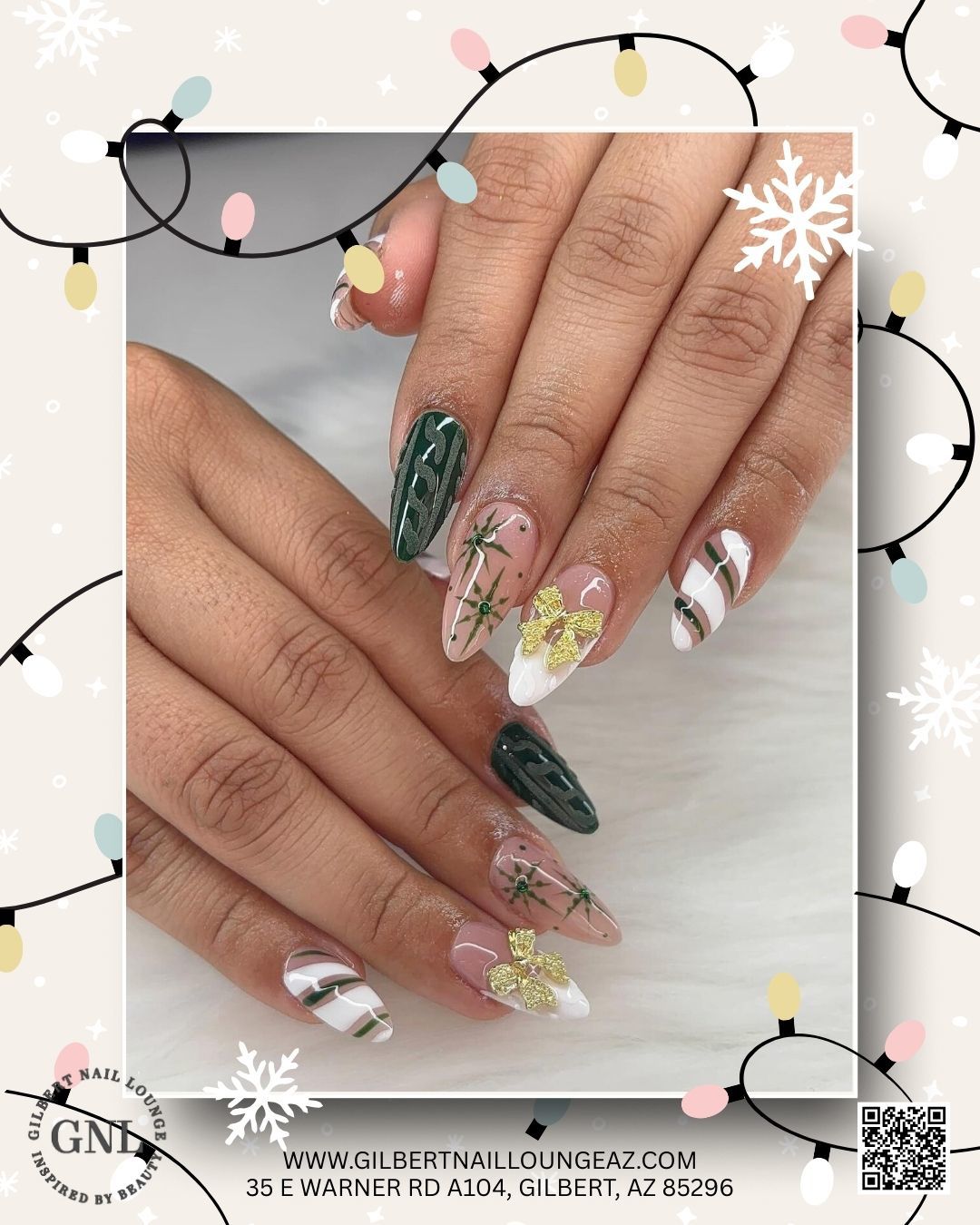 Christmas Nails at Gilbert Nail Lounge